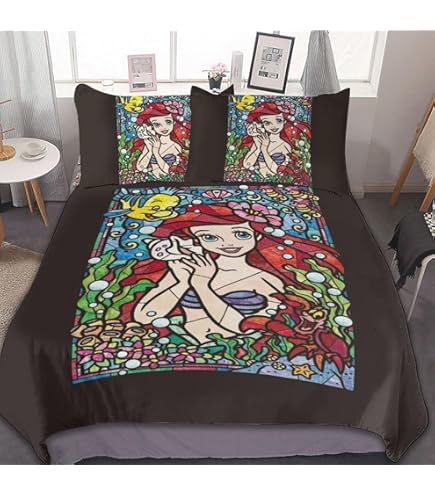 新品　リトル・マーメイド　アリエル　ディズニー　掛け布団カバー　枕カバー Amazon｜ディズニー リトル・マーメイド 掛け布団カバー