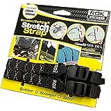 ROK straps (ロックストラップ) バックパック ストレッチストラップ アジャスタブル 2本パック BLACK-reflective ROK00358