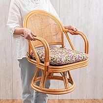 Amazon｜籐家具(ラタン) 籐テーブル 径45 強化ガラス天板 T31｜座卓