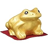 信楽焼 置物 金運蛙(大) 幅11x奥12x高さ9.5cm 566-04