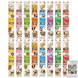 ごちそうタイム ドッグフード ポケットパック 100g(25g×4連) 8種×1 (計32食） くまねこ本舗オリジナル猫柄ミニ保存ジッパー袋付き セット