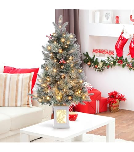 Amazon | BTM クリスマスツリー 濃密 葉の落ちない LED付き スチール脚