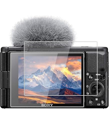 Amazon.co.jp: 【1枚】 SONY ZV-1M2/zv-1 ii カメラ レンズ 保護