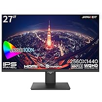 27インチ モニター WQHD 2560x1440 Amazon.co.jp: JAPANNEXT 27インチ ゲーミングモニター 240Hz