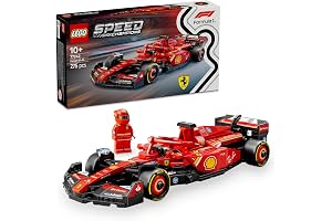 レゴ(LEGO) スピードチャンピオン Ferrari SF-24 F1(R) レースカー おもちゃ 玩具 誕生日 プレゼント ブロック 男の子 女の子 子供 10歳 11歳 12歳 小学生 乗り物 車 ミニカー 77242