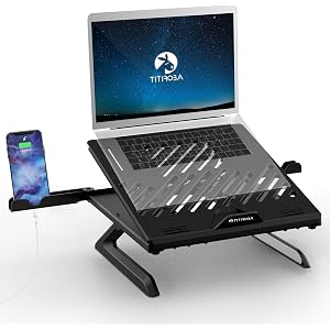 【Amazon.co.jp 限定】チチロバ(TITIROBA) ノートパソコン スタンド pcスタンド 折りたたみ ホル…