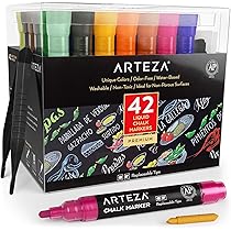 ✨一点限り✨ARTEZA 10色 ガラスボードマーカー Amazon.co.jp: ARTEZA ガラスボードマーカー、ホワイトボード