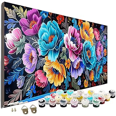 diy数字油絵 Amazon | DIY数字油絵キャンバスの油絵大人の子供のためのギフト