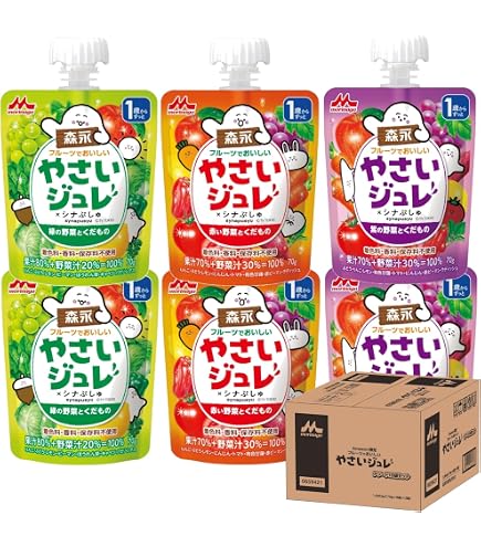Amazon.co.jp: 森永 1食分のやさいジュレ たっぷり緑黄色野菜と
