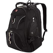 美品 SWISS GEAR スイスギア 黒 リュック バックパック Amazon | SwissGear バックパック / ブックバッグ ScanSmart