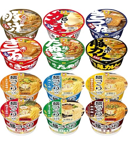 Amazon.co.jp: カップヌードル 12種12食 詰め合わせセット アソート