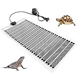 パネルヒーター 爬虫類 ハムスター マルチパネルヒーター 回転スイッチ温度調整 25W 爬虫類用シートヒーター 両生類 爬虫類ヒーター シート 加熱マット ペット用ヒーター ピタリ適温プラス 小動物用両生類用保温球22X42cm 小動物 保温 冬眠対