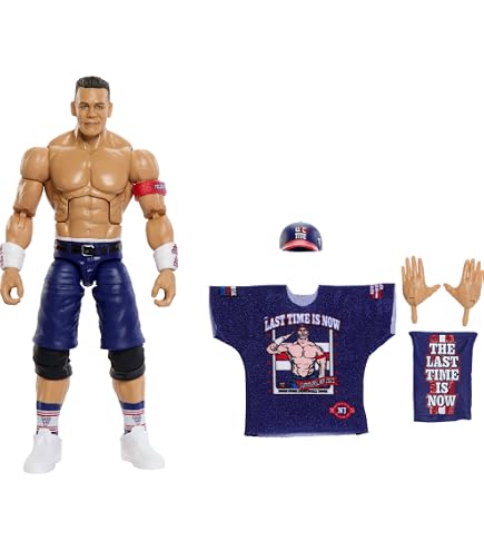 Amazon.co.jp: WWEジョン・シナ(ブルー)ナックルクランチャー6おもちゃ