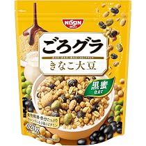 Amazon.co.jp: 日清シスコ ごろグラ きなこ大豆 320g : 食品・飲料・お酒
