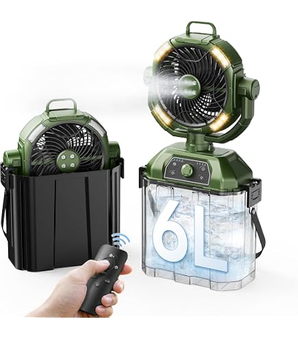 Amazon | FDオリジナル ミストファン AirRevolution MIST FAN 充電式