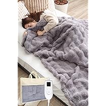 Amazon｜[Rocotto] 電気毛布 ふわもこ 厚手 洗える 掛け毛布