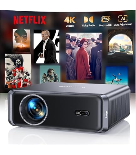 Amazon.co.jp: YABER Pro V7 Projector with High Brightness, 17,000
