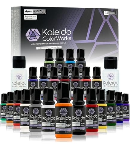 Amazon | Gaahleri Kaleido Mecha 24色セット｜水性アクリル塗料