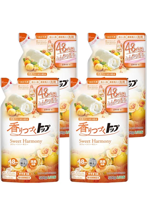 Amazon | 香りつづくトップ スウィートハーモニー 柔軟剤入り 洗濯洗剤