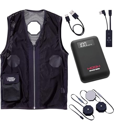 村上被服ペルチェベストМサイズ Amazon.co.jp: [村上被服] HOOH ペルチェ ベスト (四角形) 単品