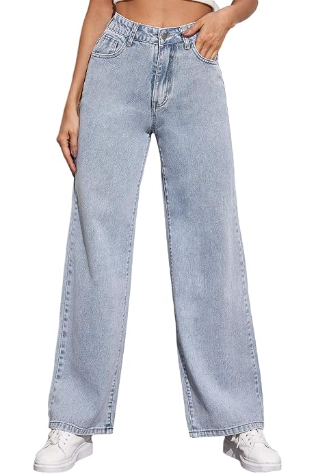 Straight Stretch Wide Leg Cargo Jean 