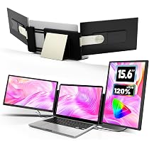 Amazon.co.jp: LGGST S6 トリプルモニター ポータブルモニター 15.6