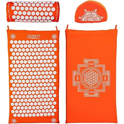 【正規品】究極のシャクティセット × 1 Light / Yellow Amazon | 【正規品】シャクティ 指圧マット・枕 究極セット レベル①