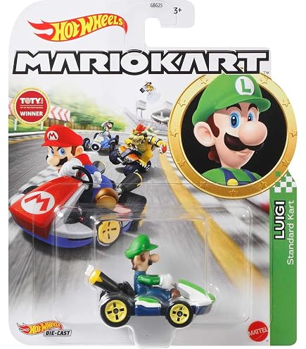 Amazon.co.jp: Hot Wheels マリオカート ヨッシー、スタンダードカート