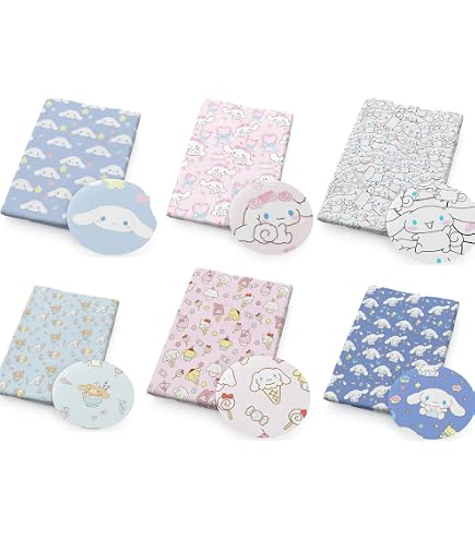 Amazon | SUCINA&CO スシナ シナモロール 布 生地 ハギレ 布地 パッチ
