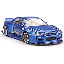 MINIGT街道ハウス　R34 スカイラインGT-R ブルーメタリック Amazon | カイドウハウス 日産 スカイライン GT-R (R34) 海道