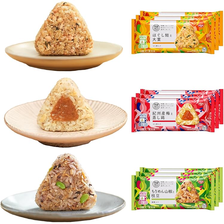 おにぎり Amazon | 冷凍 完全メシ DELI 日清食品 おにぎり 冷凍おにぎり 定番