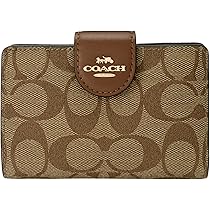 COACH 二つ折り財布 ブラウン/レッド C0082 コーチ COACH コーチ C0082 二つ折り財布 MEDIUM CORNER ZIP