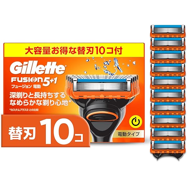 Amazon.co.jp: ジレット フュージョン5+1 電動タイプ 髭剃り