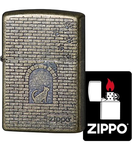 Amazon.co.jp: ジッポー(Zippo) ライター CAT-SERIES キャット 犬 2NIB 