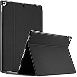 ProCase iPad Pro 12.9" ケース 2世代・1世代（2017 2015) 耐衝撃 縦と横にスタンド 保護カバー (ブラック)