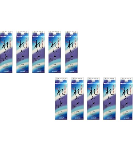 Amazon.co.jp: 奄美黒糖焼酎 れんと 1800ml 紙パック 6本 里の曙 3年