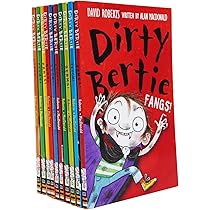 Dirty Bertie Series 2 and 3 Collection 20 Book Set By David