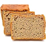 ライ麦100％パン・・・ライ麦が100％なのに酸味が少なく、とても食べやすいです。Rye bread