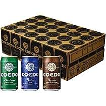 Amazon.co.jp: COEDO コエドビール カジュアルセット (缶 350ml 瑠璃