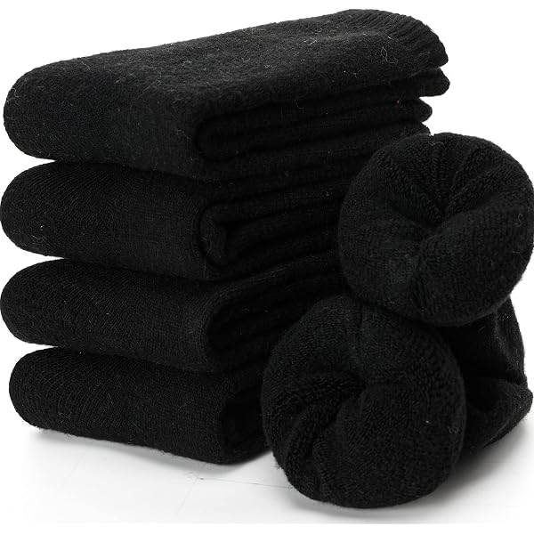 3 Pairs Womens Winter Wool Cashmere Sock Dress Casual Socks Warm
