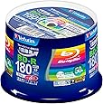 Verbatim バーベイタム 1回録画用 ブルーレイディスク BD-R 25GB 50枚 ホワイトプリンタブル 片面1層 1-6倍速 VBR130RP50V4