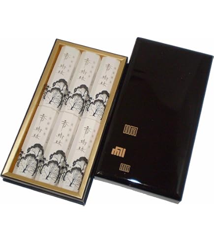 Amazon｜玉初堂 ギフト 線香 香樹林 短寸6箱入 和風箱 6167｜線香