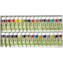 Amazon | 吉祥 日本画用絵具 チューブ絵具 30色セットNo.1 | 絵具 通販