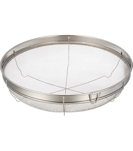 三宝産業業務用 UK ステンレス18-8 パンチング 浅型ザル未使用保管品 Amazon｜UK 18-8 パンチング 浅型ザル 35cm｜うどんすき鍋