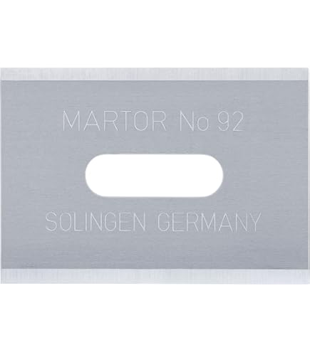 Amazon.co.jp: martor 替刃 10枚 INDUSTRIAL BLADE 192043 ステンレス