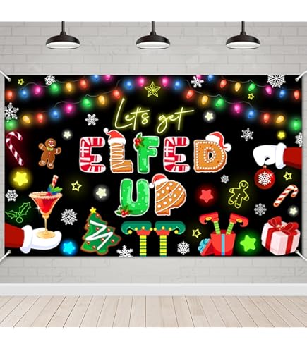 4PCS Giant Walking Elf Helium Balloons - 27.6 Inch Christmas Party Decorations