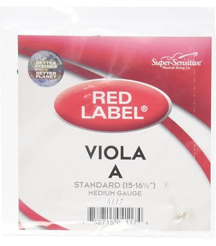 ビオラ弦 Red Label ４弦セット Super-Sensitive スーパーセンシティブ社製 cm3dmju Amazon | ビオラ弦 Red Label 4弦セット Super-Sensitive スーパー