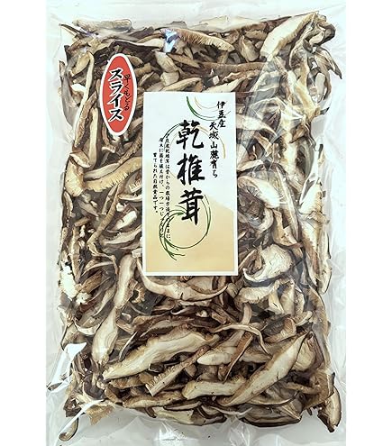 Amazon.co.jp: 干し椎茸 スライス （プレスカット） 原木 栽培 無農薬