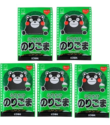 Amazon.co.jp: フタバ くまモンのりごま 22g ×10袋 : 食品・飲料・お酒