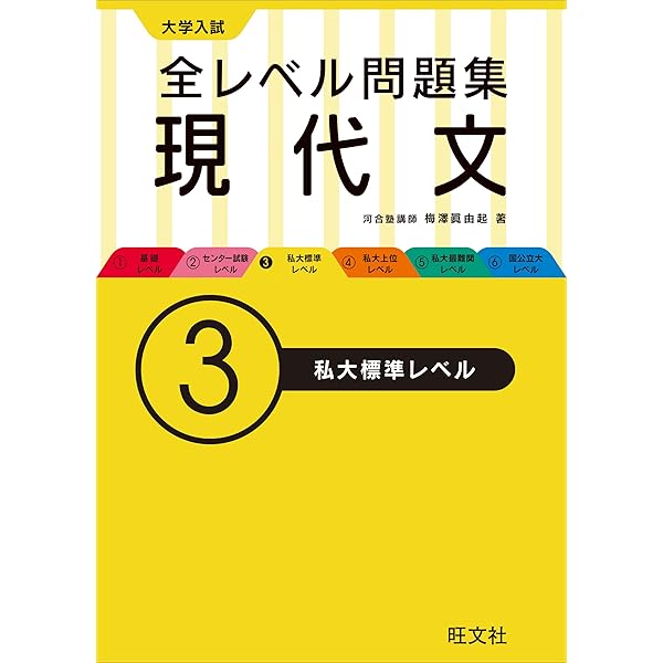 大学受験参考書3 現代文 大学入試 全レベル問題集 現代文 3私大標準レベル | 梅澤 眞由起 |本